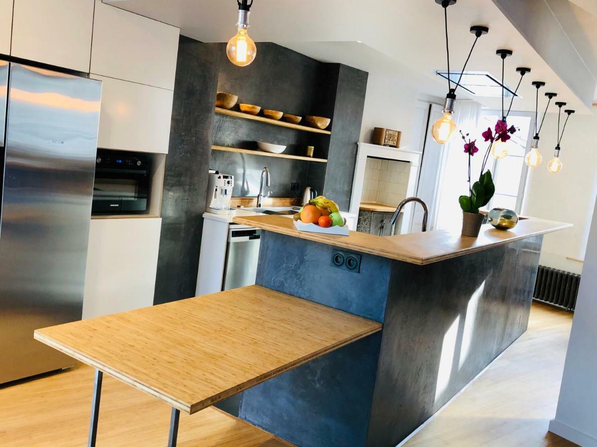 Maison d'architecte en plein cœur d'Honfleur avec bain nordique Extérieur photo
